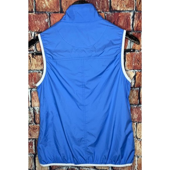 Peter Millar Women’s Sleeveless Full Zip Solid Blue Vest Jacket Golf Small - Picture 2 of 6